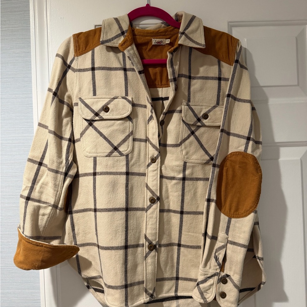Faherty Daly Shirt in Olivia Plaid Size S - Picture 3 of 5